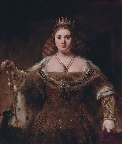 Juno by Rembrandt van Rijn